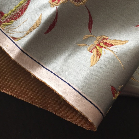 1+ yds Chinese satin fabric for QiPao butterfly 🦋 - Picture 6 of 8